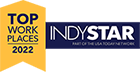 IndyStar 2022 Top Work Places logo