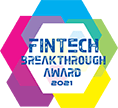 FinTech Breakthrough Award 2021 badge